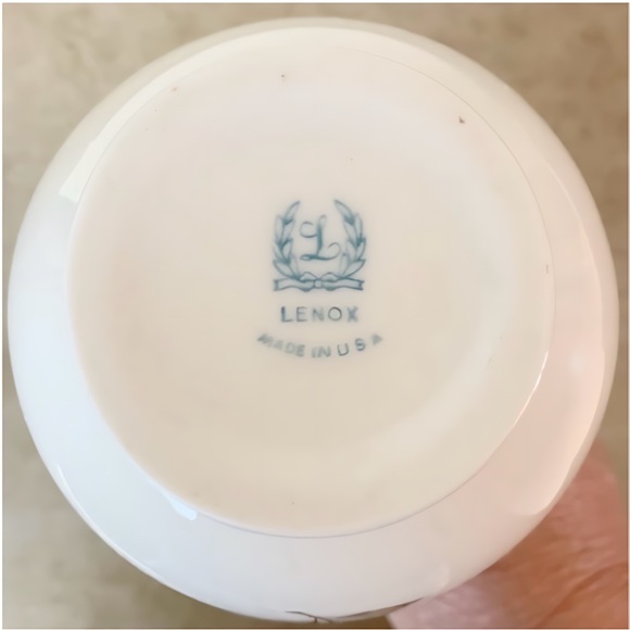 Vintage Lenox Green Mark Rhodora Art Deco Bulbous Vase Circa 1940’s - Picture 6 of 9